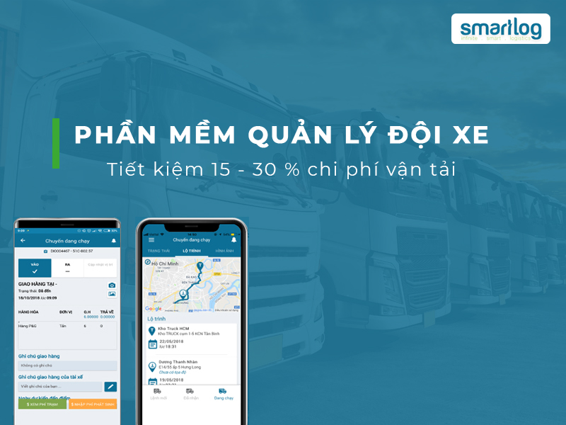 Phần mềm quản lý đội xe vận tải chuyên nghiệp