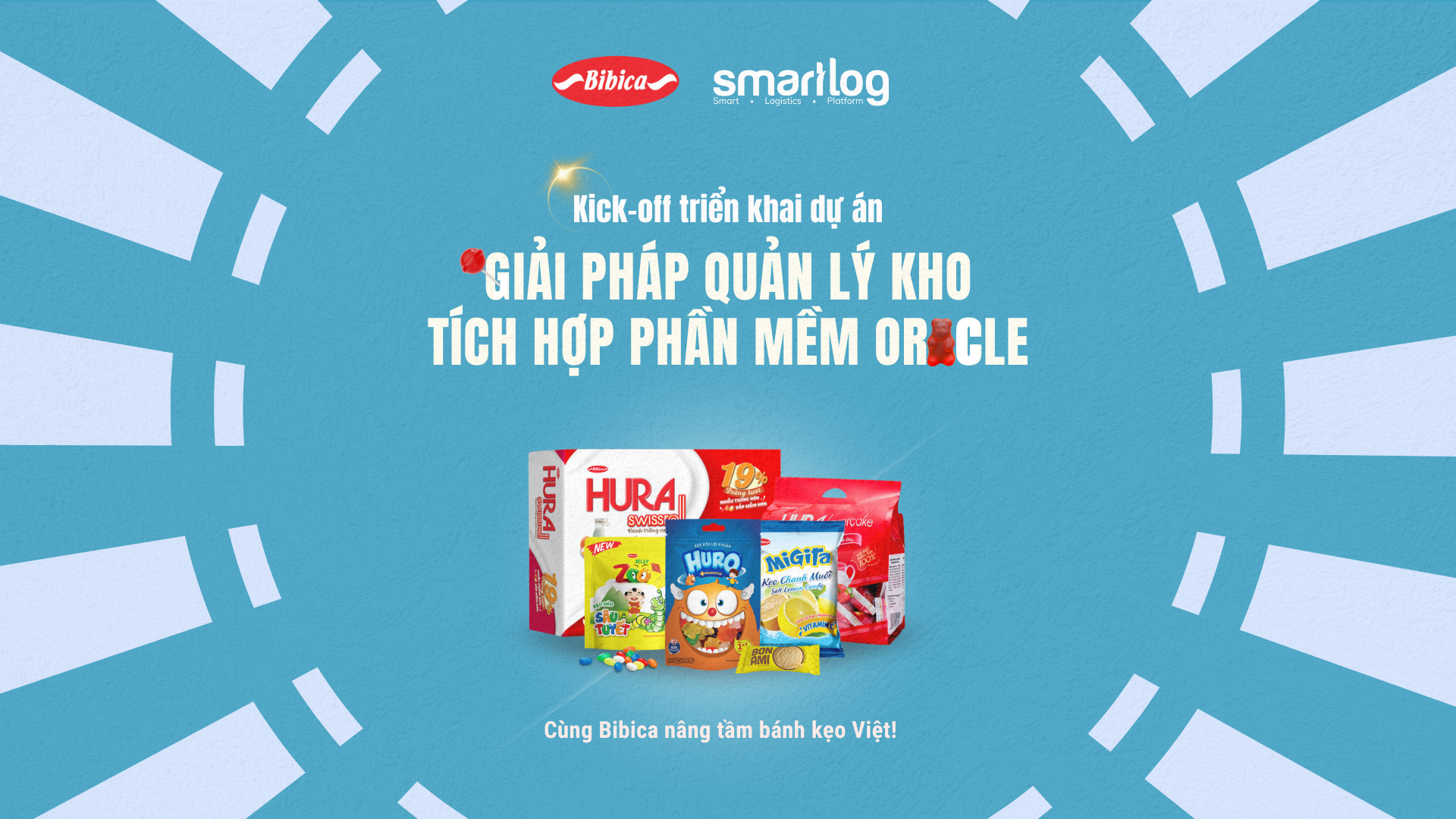Smartlog ký kết triển khai giải pháp quản lý kho SWM cho toàn hệ thống kho của Bibica
