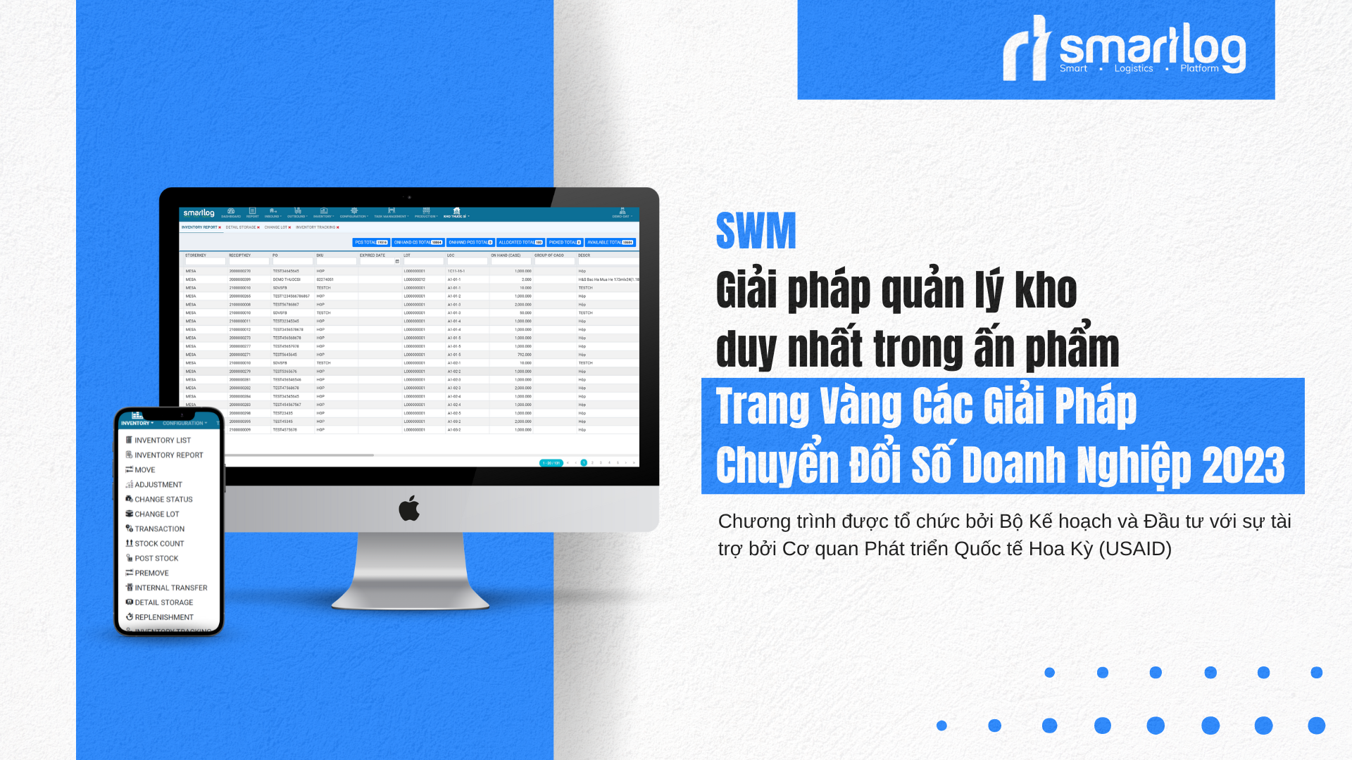 SWM - Giải pháp kho duy nhất trong ấn phẩm “Trang Vàng Các Giải Pháp Chuyển Đổi Số Doanh Nghiệp 2023”