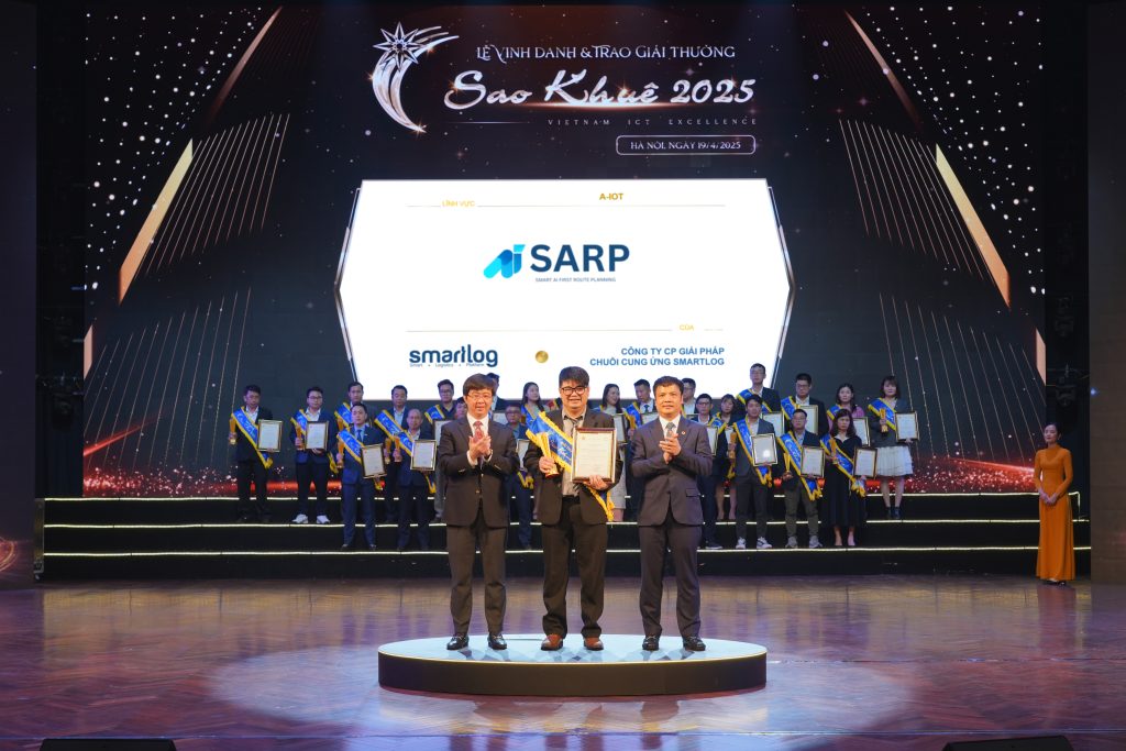 SMARTLOG ĐẠT SAO KHUÊ 2025 CHO SẢN PHẨM SMART AI FIRST ROUTE PLANNING (SARP)