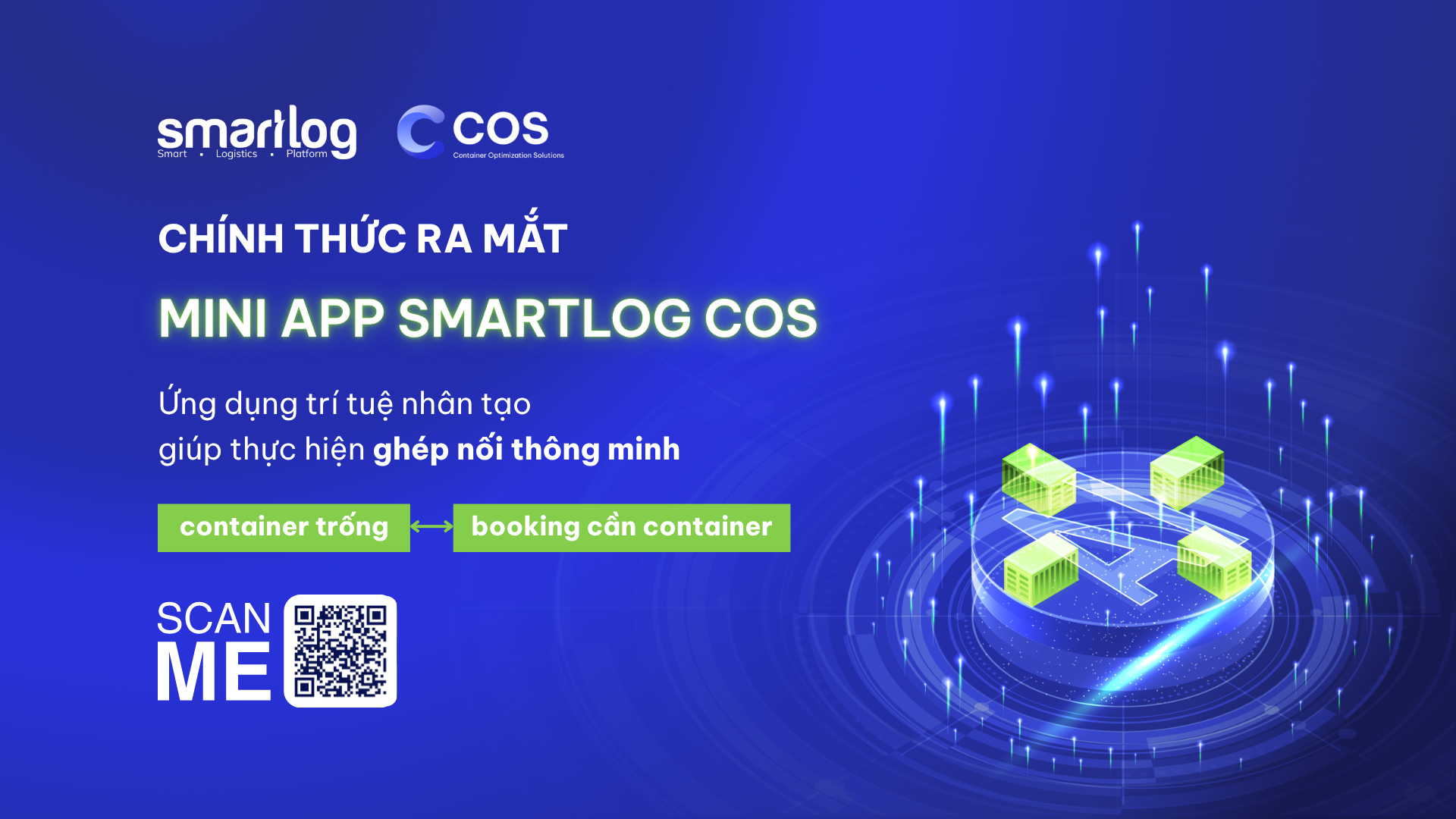 RA MẮT MINI APP SMARTLOG COS ỨNG DỤNG AI KẾT NỐI ĐỐI TÁC REUSE CONTAINER