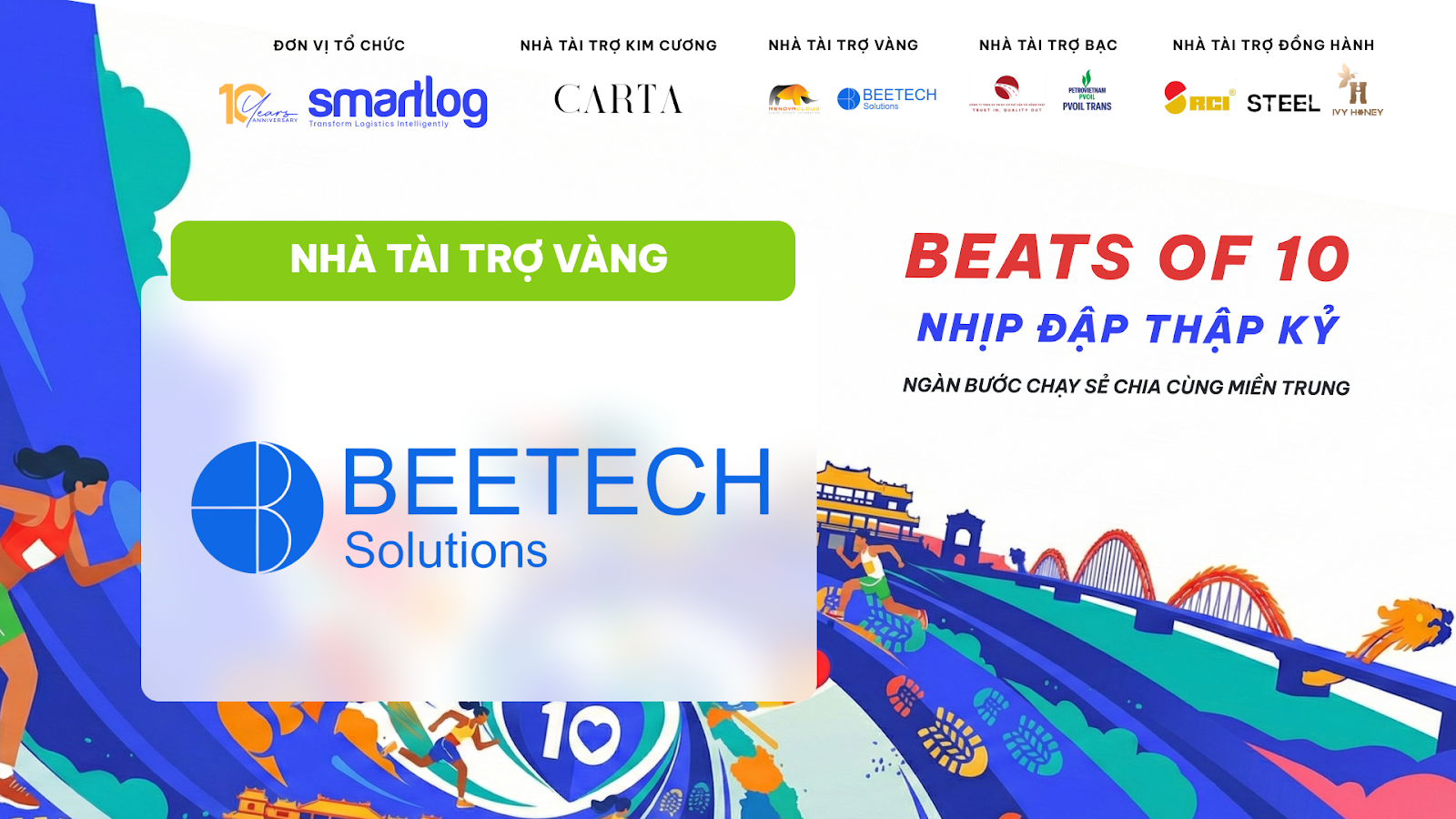 BEETECH SOLUTIONS ĐỒNG HÀNH CÙNG SMARTLOG RUNNING AWARD “BEATS OF 10”