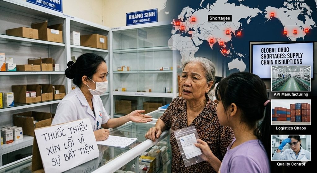 Đứt chuỗi cung ứng dược phẩm