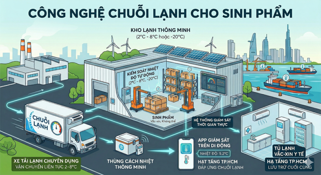 Công nghệ chuỗi cung ứng dược phẩm lạnh