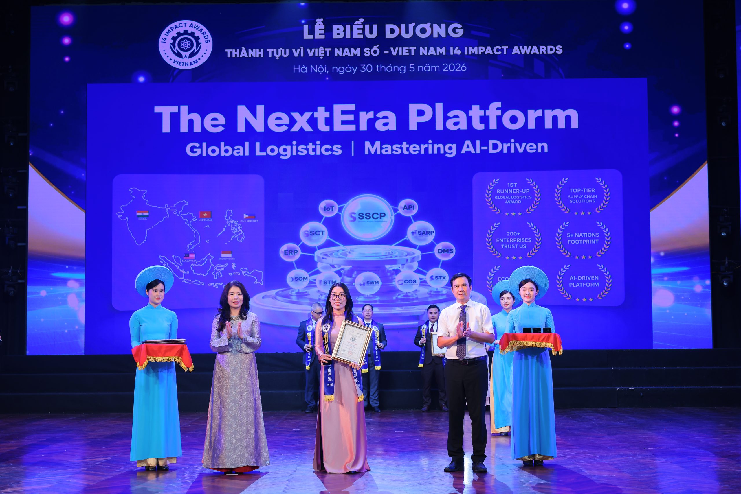 SMARTLOG SUPPLY CHAIN PLANNING THẮNG GIẢI NỀN TẢNG SỐ XUẤT SẮC TẠI I4.0 IMPACT AWARDS 2026