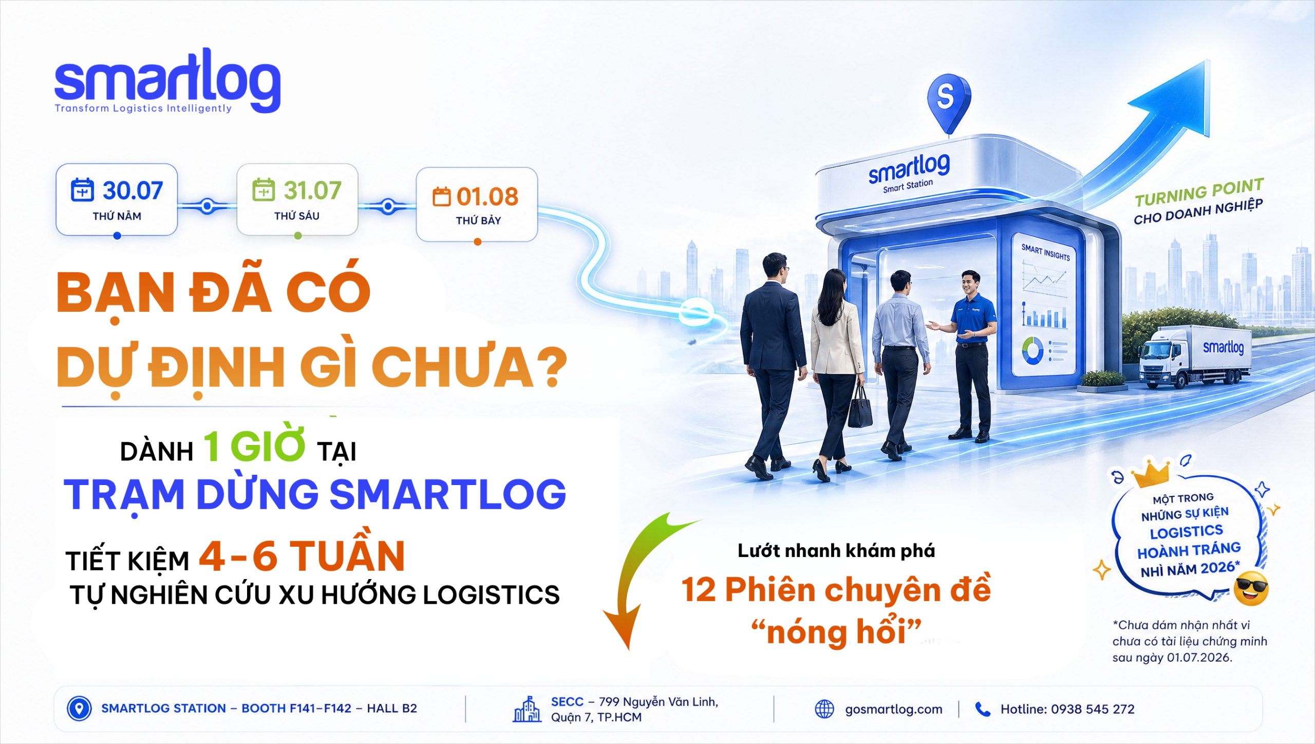 VILOG 2026 - SMARTLOG MANG ĐẾN CHUỖI CHUYÊN ĐỀ CHUYỂN ĐỔI SỐ LOGISTICS