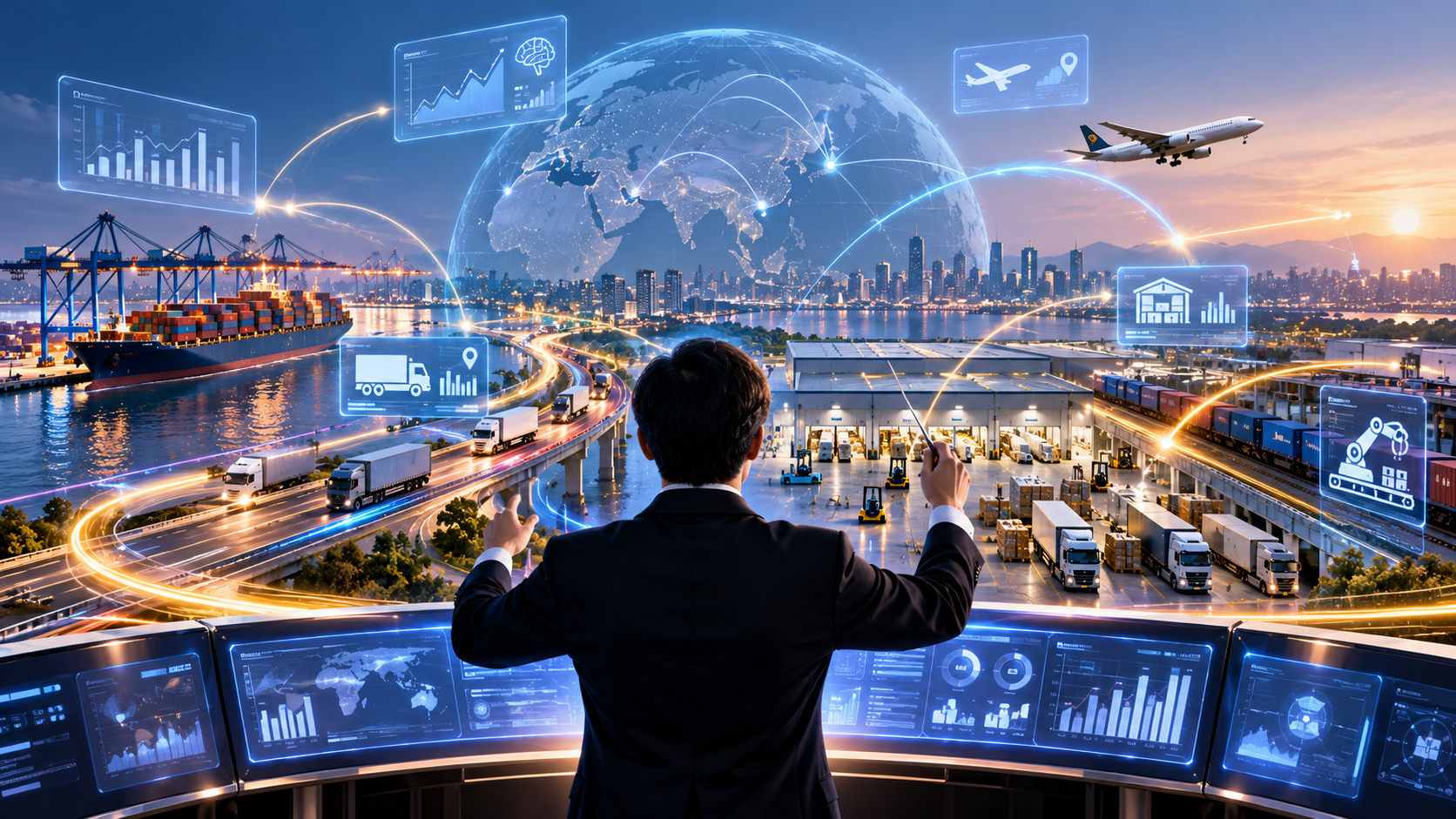 Năm kịch bản công nghệ chỉ huy dàn nhạc logistics trong tương lai
